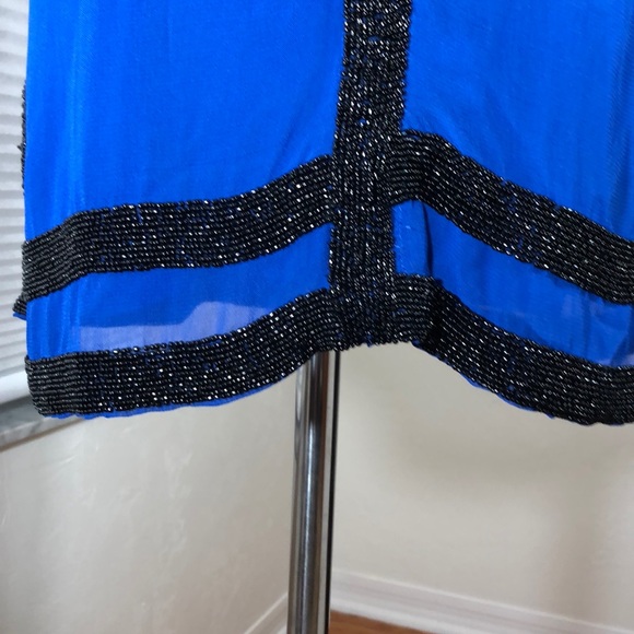 Vintage French Connection Beaded Mini Dress - Picture 4 of 7